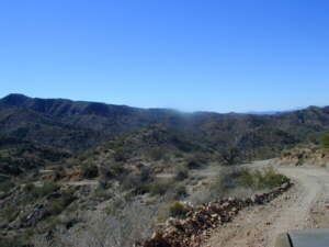 'Straße' von der Ranch nach Wickenburg