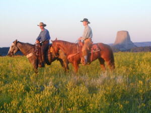 Luca auf Greeno, Ty auf Montes Wallach und Devils Tower