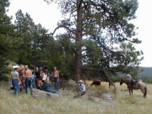 Picknick hinter den Buttes